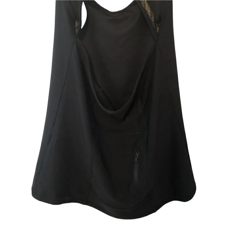 NWT X by Gottex Racerback Athletic Tank Black Ladies Med - Picture 8 of 14
